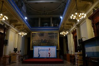 18 The National Congress Tour Starts In The Salon de los Pasos Perdidos Buenos Aires